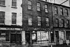 Buildings on George's Quay in 1973 shortly before they were demolished. Abbey Court House occupies the site today. Image from the Evening Echo.