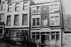 Buildings at the bottom of Barrack Street in 1974, shortly before they were demolished.