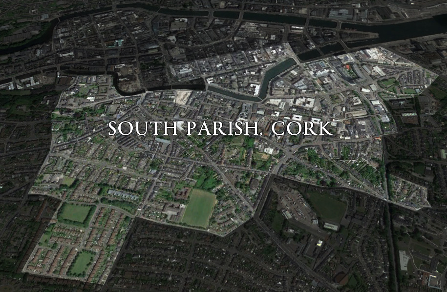 South Parish Map Outline Cork Historical Society